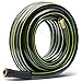 Worth Garden 3/4 x 25ft Water Hose - Durable Non Kinking Garden Hose - PVC Material with Brass Hose Fittings - Flexible Hose for Household and Professional Use