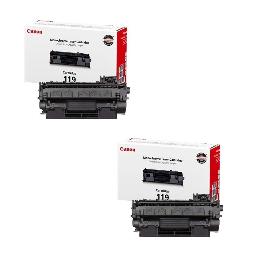 Amazon.com: Canon Original 119 Toner – 2 Pack (Black) : Office