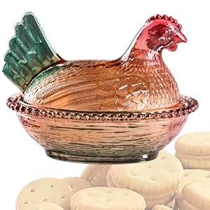 Générique Hühnerbonbon Glasbehälter Vintage Stil