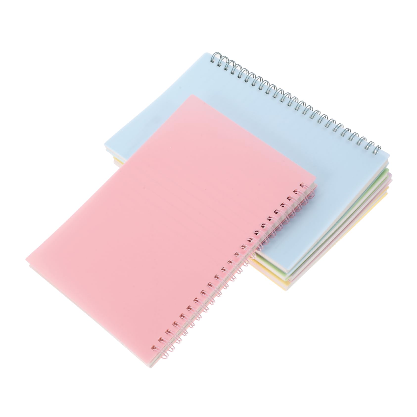 STOBOK 5pièces Cahier Spiralé Avec Pages Lignées Lot De Notebooks Pour Et Bureau Fournitures Scolaires Organisées