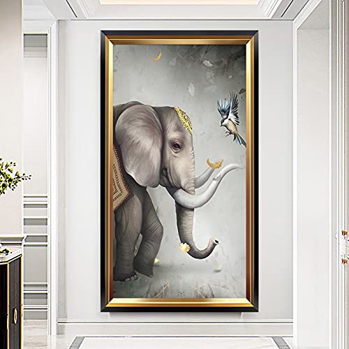 Art De Cristal De Diamant éléphant 5D broderie grand format