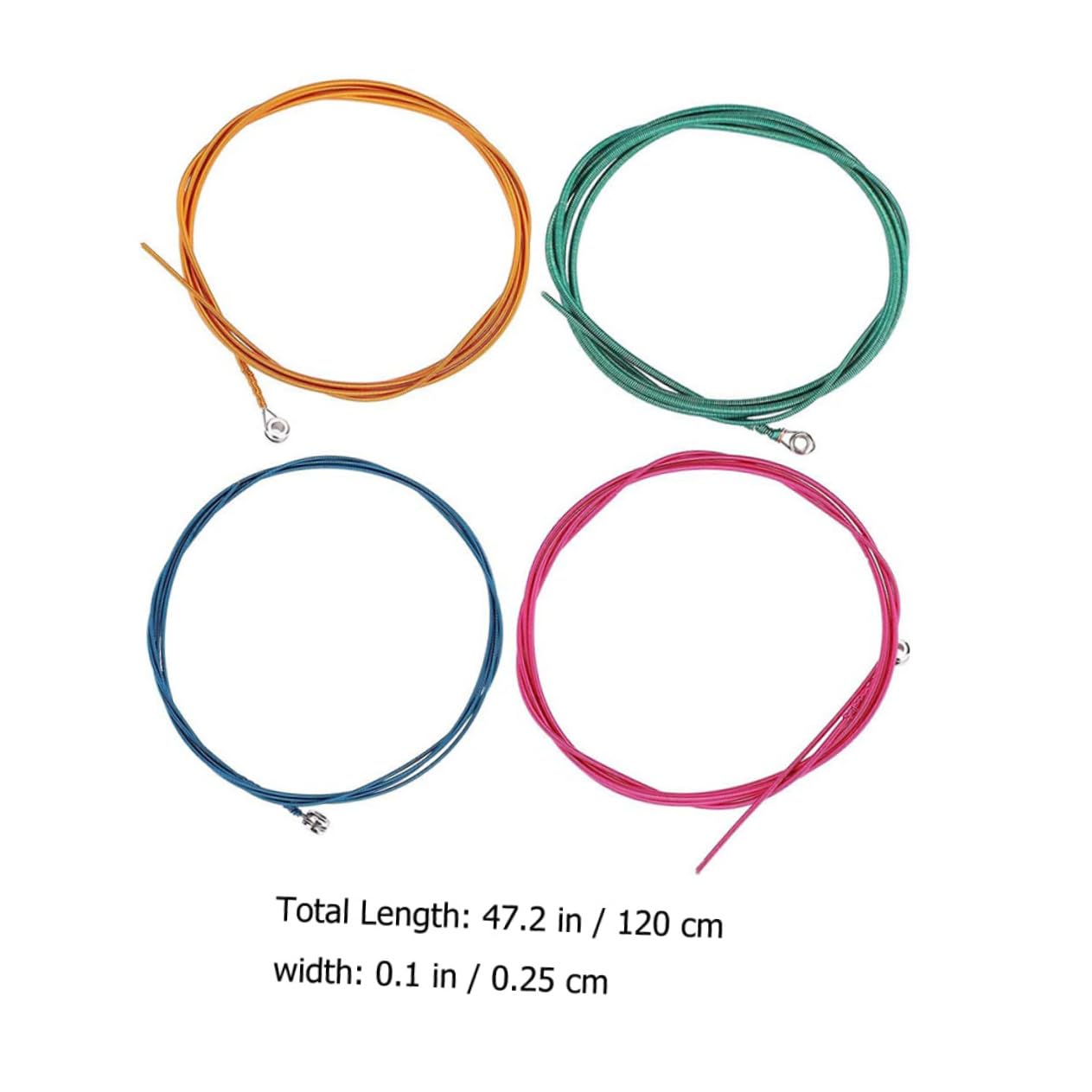 ibasenice 12pezzi Corde Per Basso Elettrico String Set Da Inossidabile Facilità Di Sostituzione Suoni Ricchi e Morbidi Accessori Per Musicisti Principianti