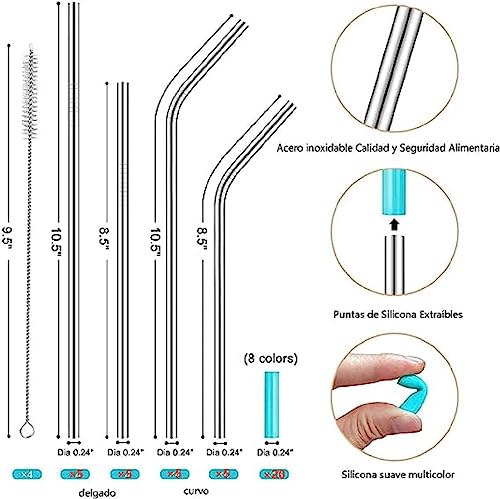Opiniones y reviews de Popotes de Acero Inoxidable Walmart los 5 más buscados. 11 Imagen adicional