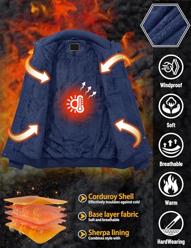 Image of TACVASEN Men's Lightweight Military Cotton Jacket Casual Windbreaker Coat