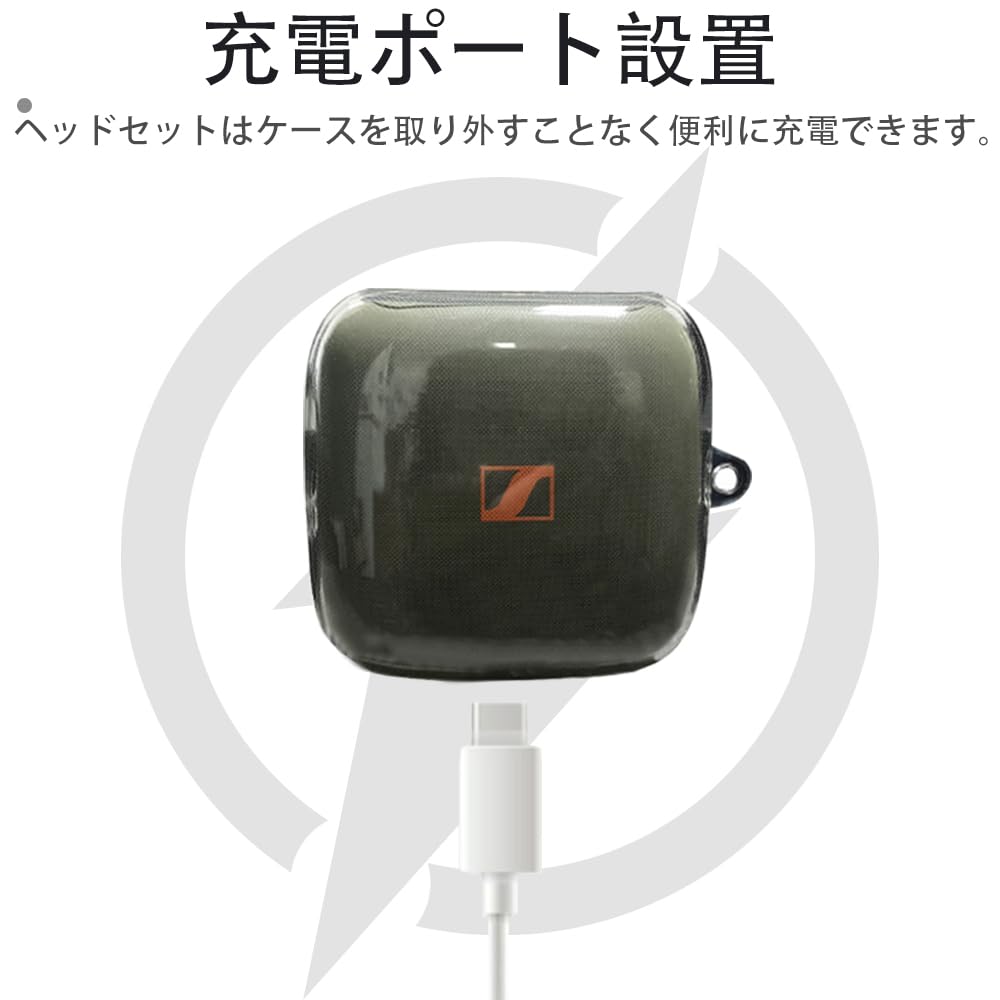 ゼンハイザー Sennheiser MOMENTUM Sport ケースのみ Amazon.co.jp: For ゼンハイザーSennheiser SPORT True Wireless