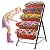 Homdox Vertical Garden Bed, 5 Tiers Vertical Raised Garden Planter, Outdoor Garden Raised Bed with 4 Hooks, Vegetable Flower Planter Raised Stand for Garden Patio Yard
