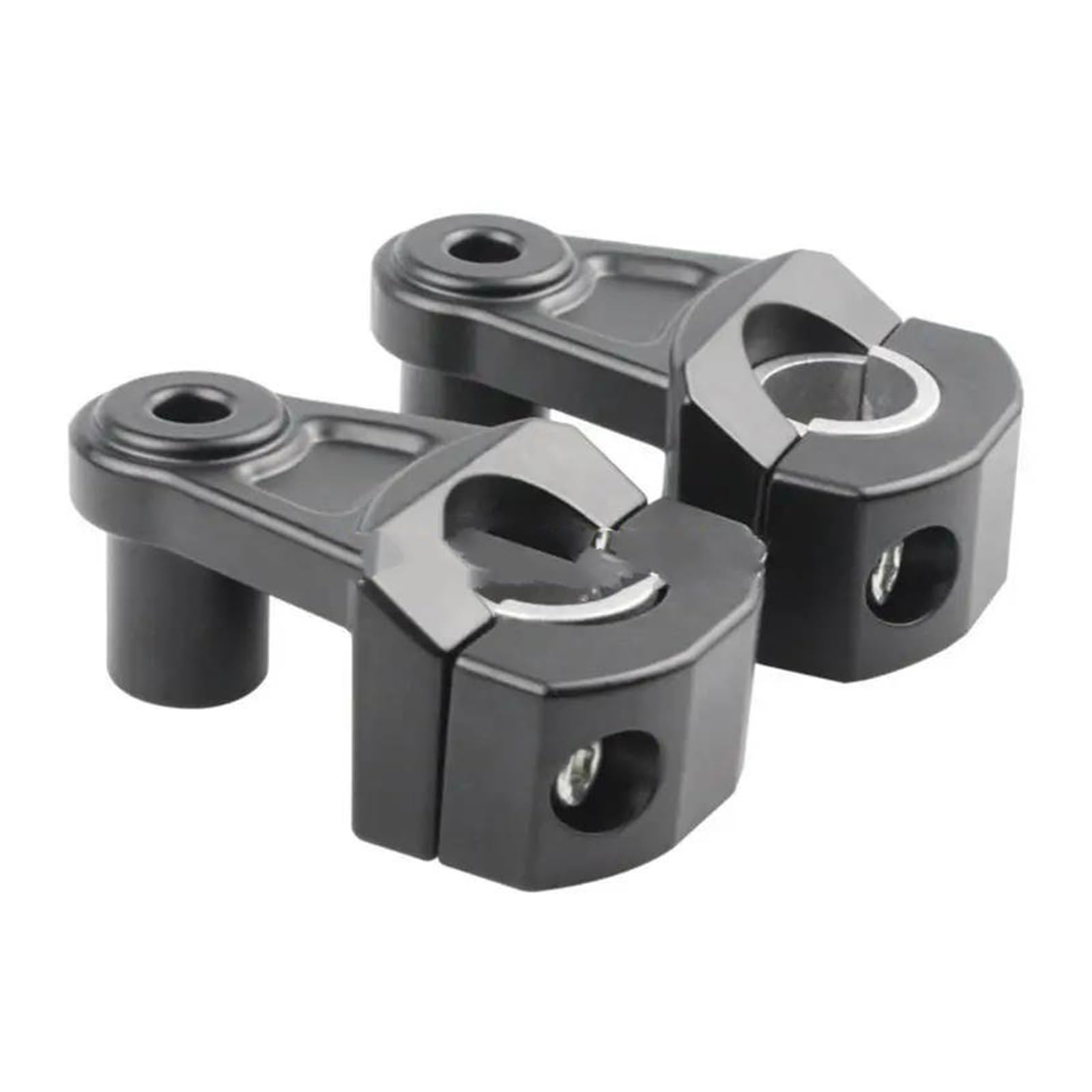 Abrazadera Manillar Moto Adaptador de Abrazadera de Barra de Montaje de elevadores de Manillar de Motocicleta Universal U2JA 22/25/28mm Alzas Manillar Moto(1)