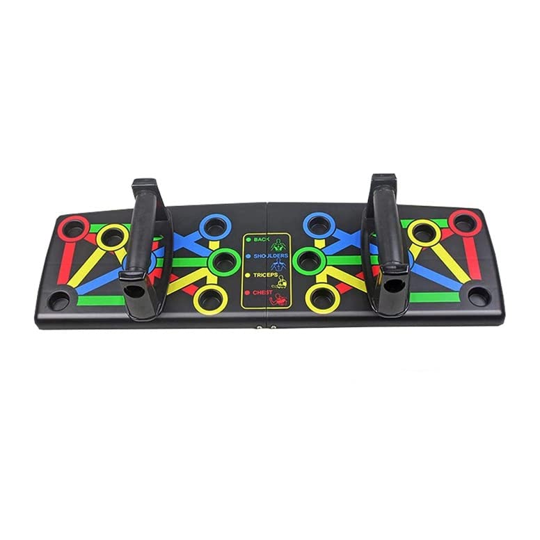 Home Workout Equipment Push Up Board 14 in 1 Multi-Functional Pushup Bar System Fitness Floor Chest Muscle Exercise Professional Equipment Burn Fat Strength Training Arm Men & Women Weights-image-19