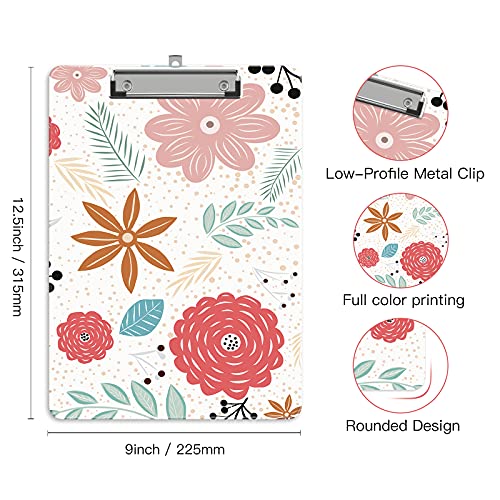 Image of Plastic A4 Clipboards, Clip Board Stardard Letter Size 9 x 12.5 in