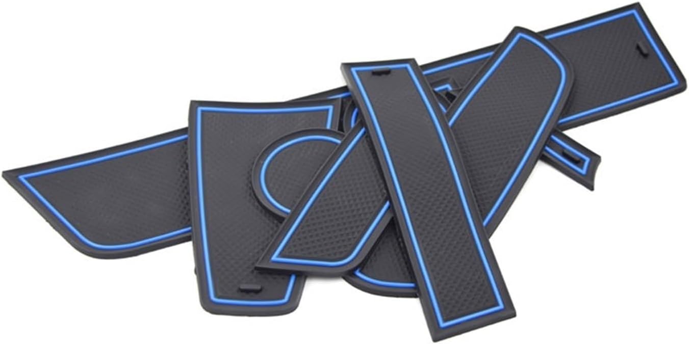 Compatible with Lada granta Anti-Slip mat Anti Slip gate Slot Cup pad Door Interior Decoration car-Styling Accessories Sticky Part(Front Pair)