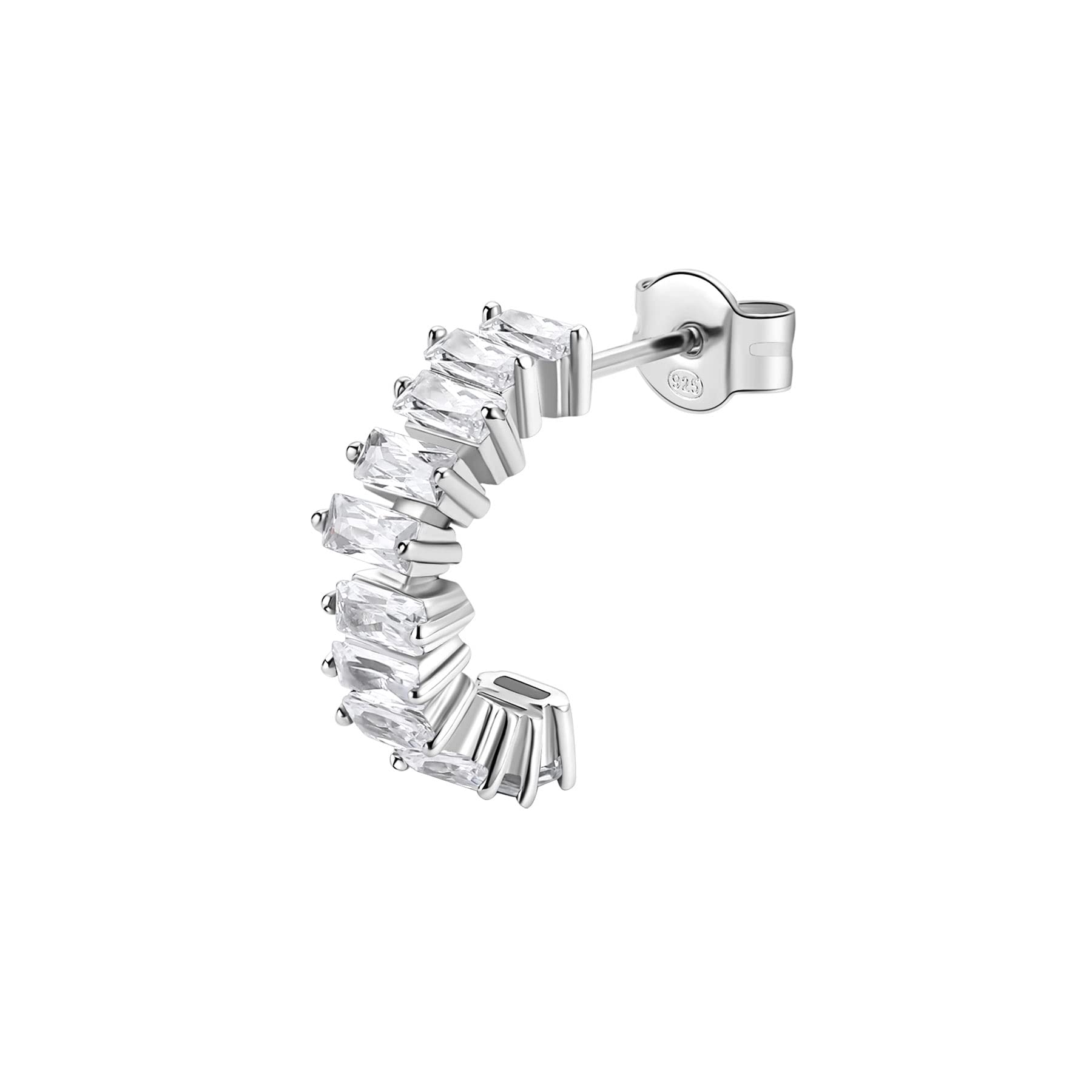 Orecchino BROSWAY FANCY in argento rodiato 925 e cubic zirconia FIW