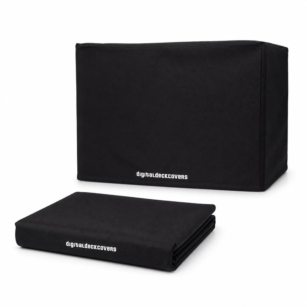 DigitalDeckCovers Druckerstaubschutz für Brother HL2240 - HL-2370DW, Schwarz