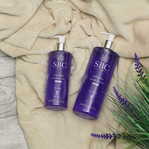 SBC Skincare Lavender Moisturising Gel 300ml, Light Moisturiser for Stressed Hormonal or Overheated Skin, Face and Body - Image 4