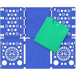 BoxLegend Shirt Folder Board Tshirt Clothes Folder Folding Board Durable Laundry Sorter Helper Liner, Blue