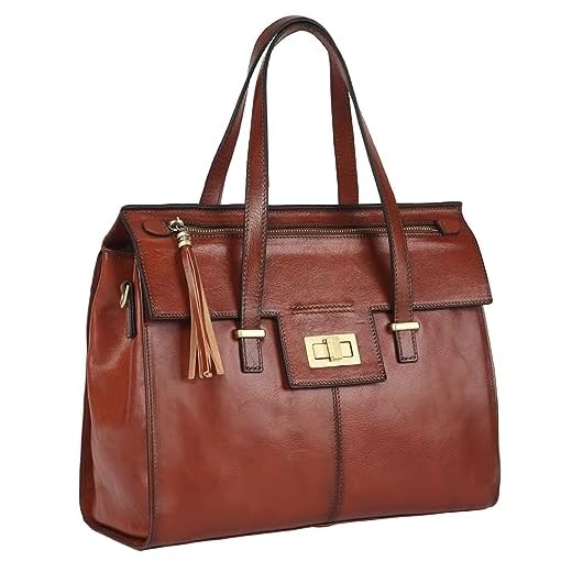 Con backpack or messenger bag Classic Italian Leather Handbag for Women