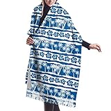 REGALO PERFECTO: esta bufanda de moda se puede presentar como un regalo para su familia, amigos y usted mismo en Acción de Gracias, Navidad, Cumpleaños, Día de la Madre o algunos días especiales, este es un regalo acogedor y cálido. Todos lo amarán.