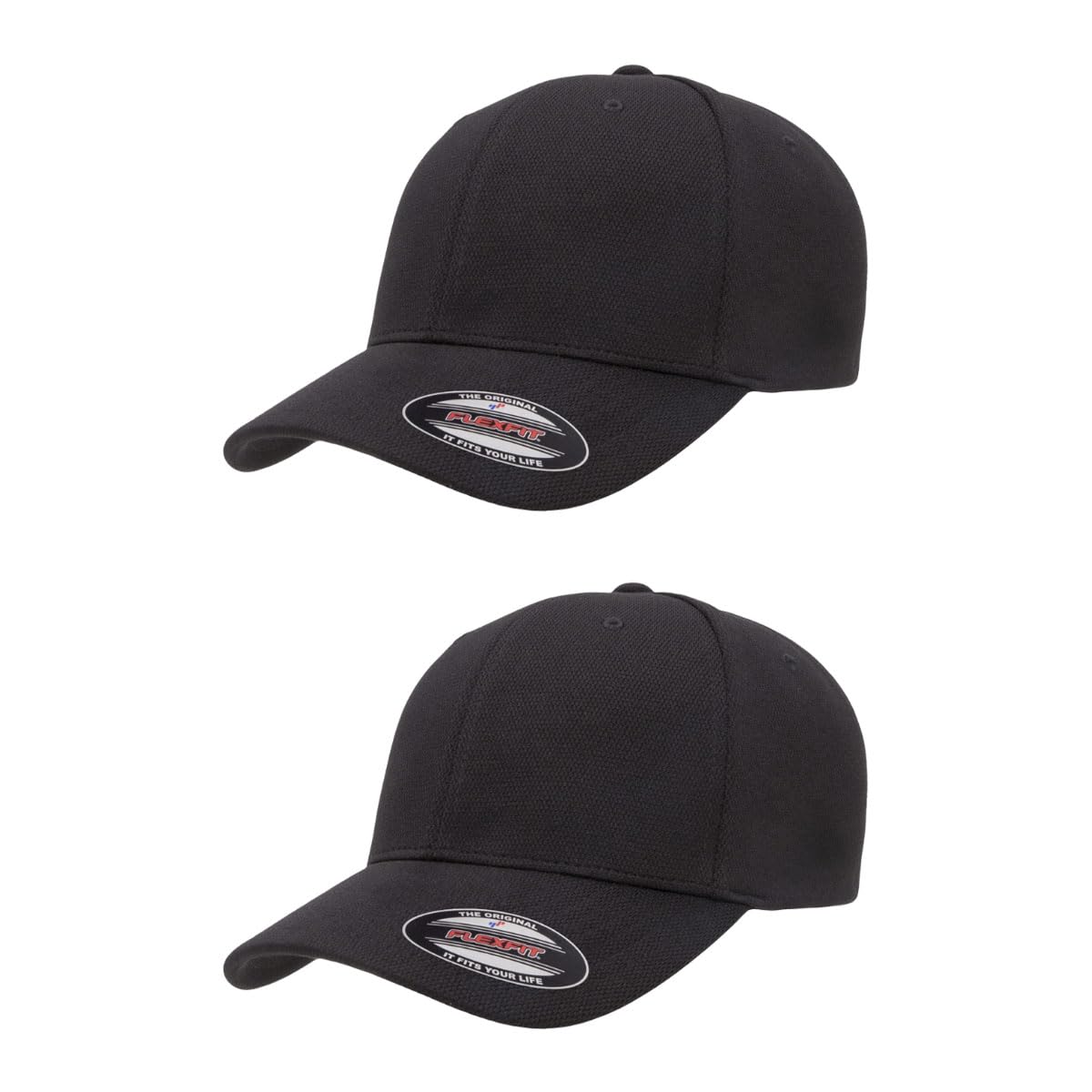 Flexfit 6597 Cool & Dry Honeycomb Weave Fabric Performance Sport Cap | Bulk Packs Available