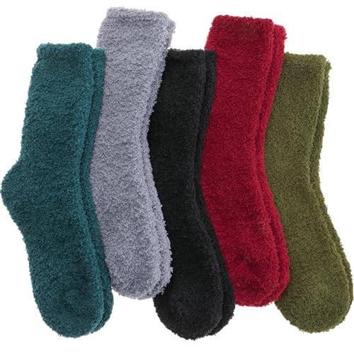Welwoos Fuzzy Socks for Women Men