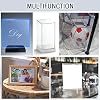 12 Pcs 12 x 12 Inch Clear Acrylic Sheet 1/8 inch Thick Transparent Square Panel Acrylic Board with Protective Paper for Engraving for Sign Photo Frame Craft DIY Display Projects