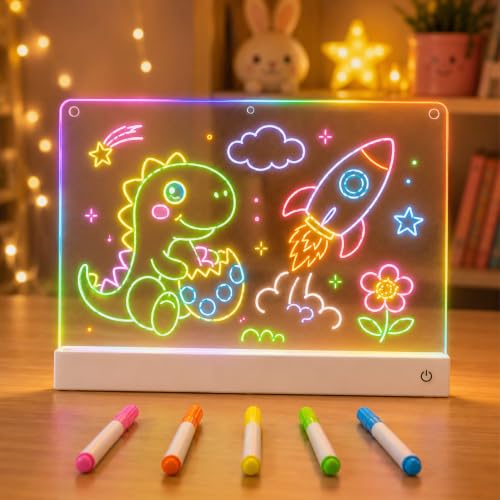 Regalo de cumpleaños ideal: Tablero de dibujo LED recargable 1