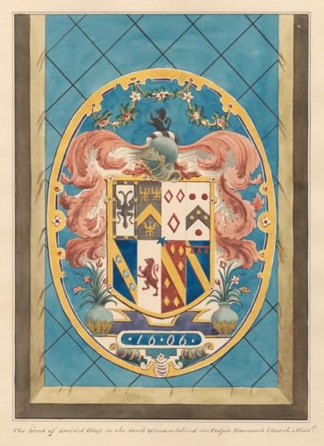 Coat of Arms in Stained Glass Window behind the Pulpit poster image