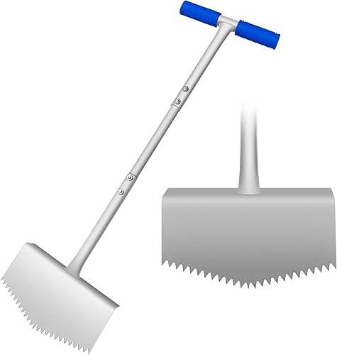 Herramienta de cortacésped con agarre en T y diente de sierra, herramienta manual para bordear césped, pala de bordes, bordeadora de césped para