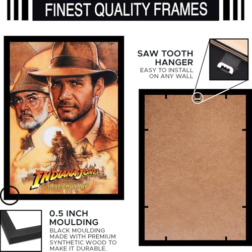 Image of BLINKART Aesthetic (Indiana Jones (1989) Movie Photo Frame Album Poster Wall Art Print Decor Perfect For Home Bedroom Living Room Bedroom Home, Office & Study Room(13 * 10 Inches)