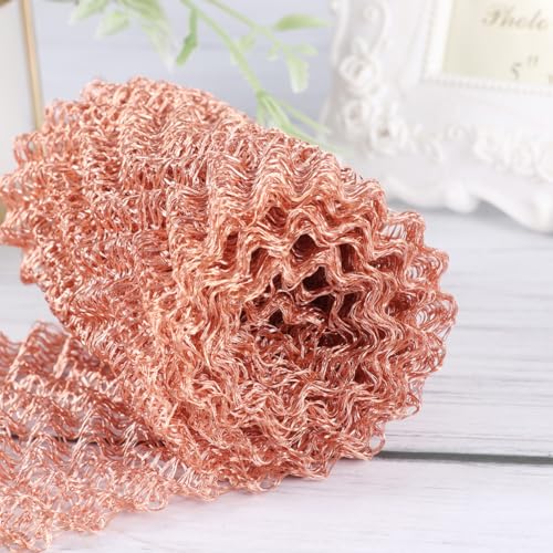 Malla de cobre de alta resistencia para roedores, pack de 2 rollos duraderos 4