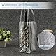 Weinkühltasche, Weinkühler, Weinflaschenkühler, Flaschenkühler für Unterwegs, Weinkühlflasche, Eisbeutel für Wein, Eis-Weinbeutel für Roten, Weißen Champagner Oder Sekt, 25 x 10 x 10 CM