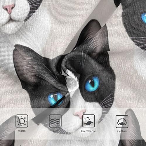 Cotton Girls Underwear Toddlers Black Kitten White Cats Girl Panties Cute Pattern Kids Undies Briefs 2t3