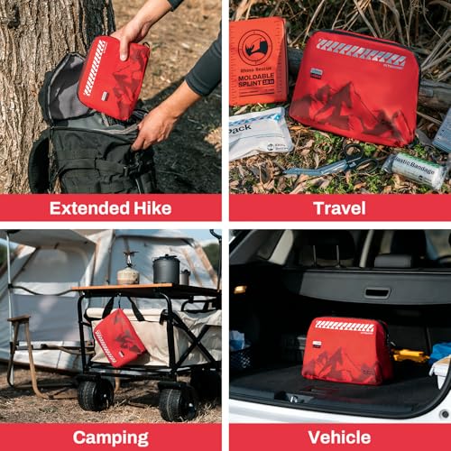 Image of RHINO RESCUE Ultralight First Aid Kit Water-Resistent Medical Kit for Camping, Cycling, Travel, Climbing, Up to 4 Days