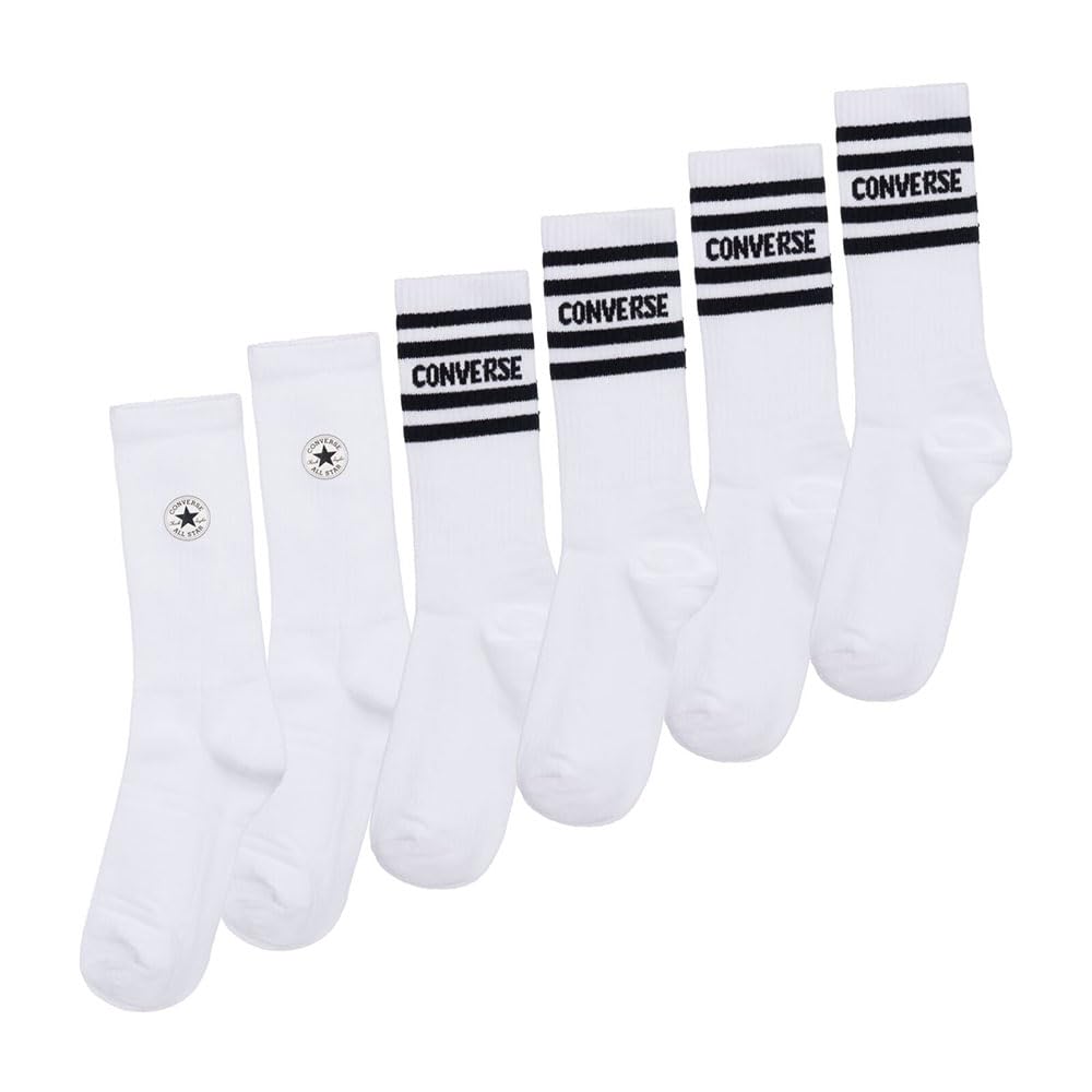 Converse Chn Chuckpatch Cotton 6pk Crew Lamp Unisex niños (Pack de 1)