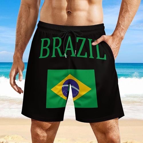 Zakqeik Men's Virgin Islands Flag Swim Trunks Hawaiian Bathing Mesh Lining Suit Swimsuits Beach Shorts with Pockets Casual2