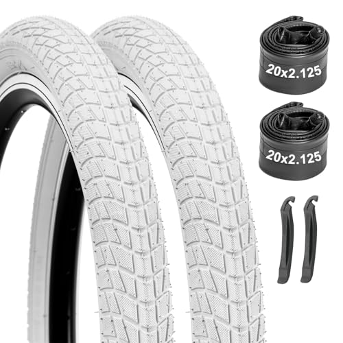 WINFAVO 20x2.125 White Bike Tires