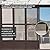 Domi 12x16FT All Season Sunroom, Outdoor Permanent Wall Mounted Solarium with Detachable Polycarbonate Windows, Aluminum Lean to Gazebo Sun Room with 2 Lockable Sliding Doors for Garden Patio Deck
