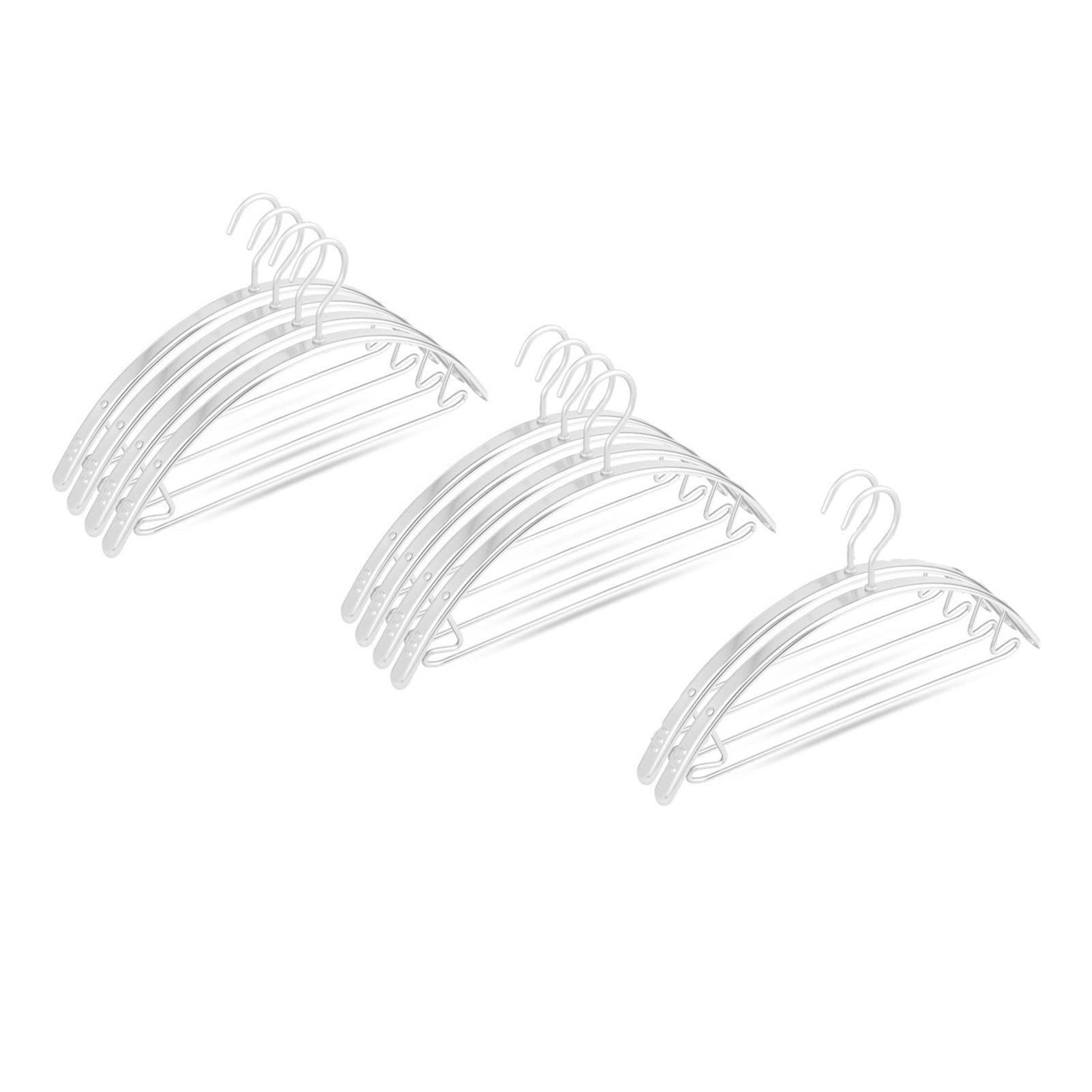 TXGJWRA Clothes Hangers/Coat Hangers Clothes Hangers Aluminum Alloy No Marks Drying Rack Wardrobe Organizer Clothing Storage Rack Household Hangers,10pcs a