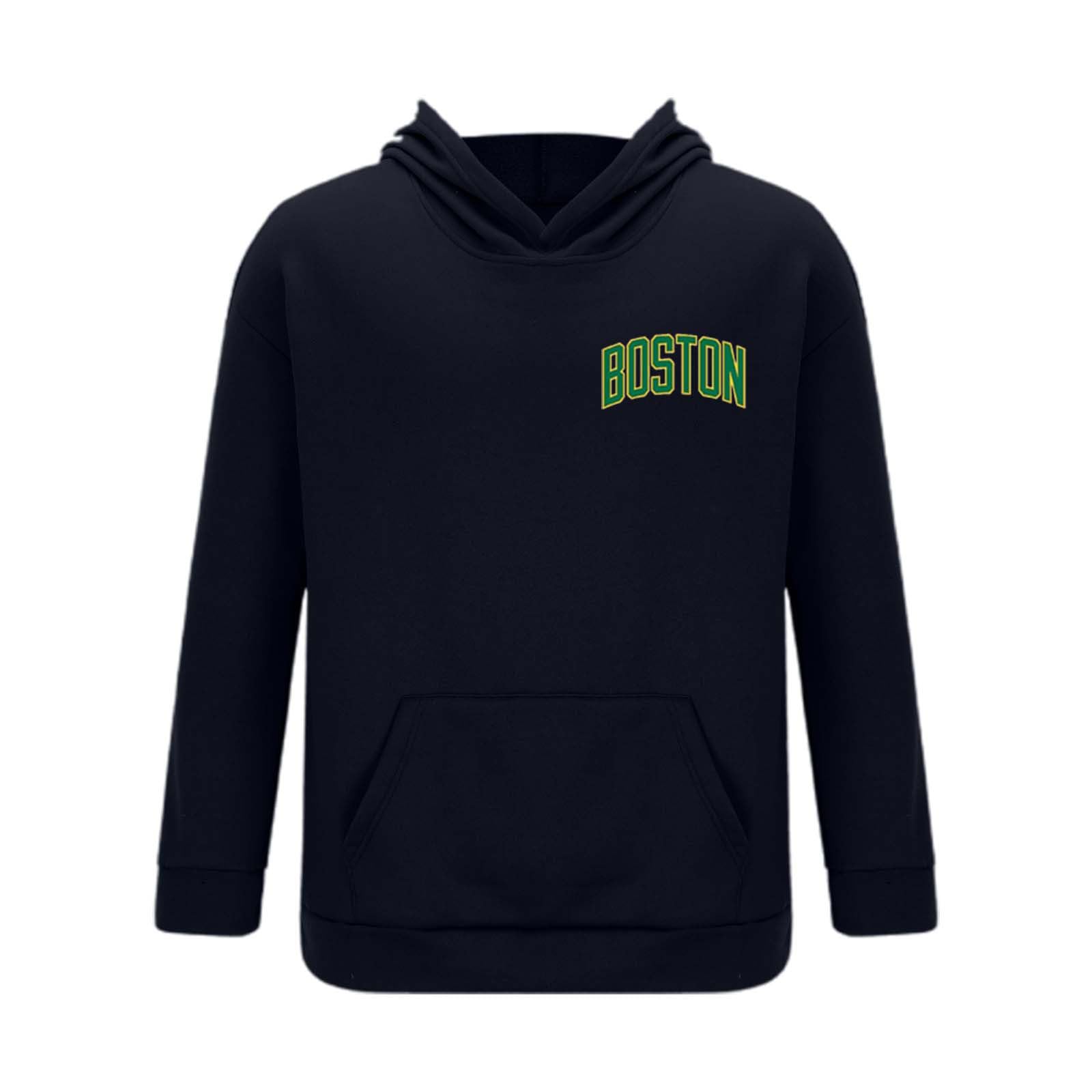 Generico Felpa con Cappuccio A Maniche Lunghe Sportiva con Stampa A Lettere Casual da E da Donna Autunno E Inverno