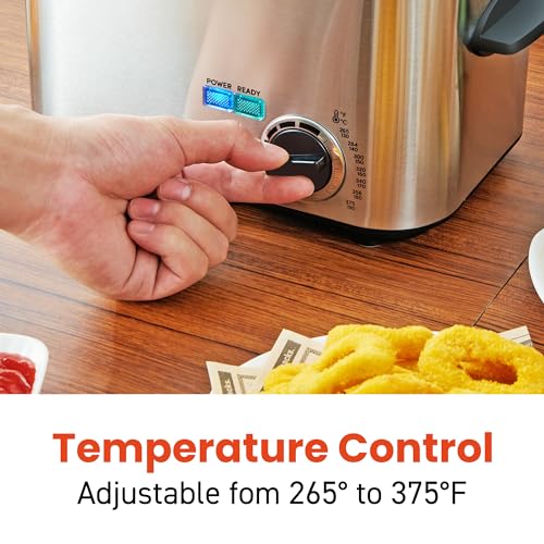 Elite Gourmet EDF1116 Electric 1.2 Qt. / 4.8 Cup Oil Capacity Deep Fryer の商品画像 3