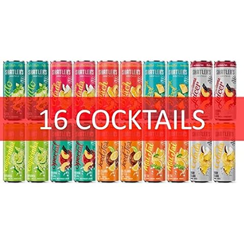 Shatler´s Cocktail Wunsch-Paket (16x0,25l) inkl. 4EUR Dosenpfand Cover