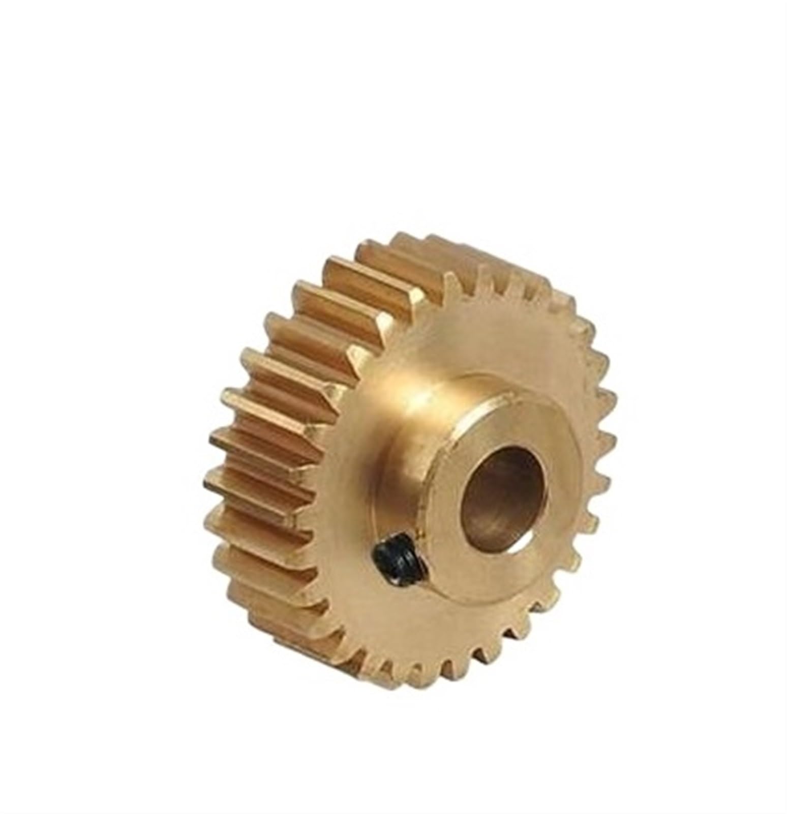 Bevel Gear Pinion Hardware Mechanical 0.5 Modulus 21T-39T Hole Diameter 3mm Copper Gear Micro Gears for Mini Motor and Precision Model(30 Teeth)