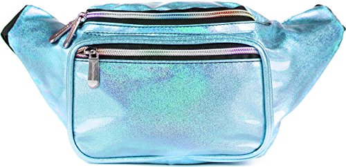 Image of SoJourner Bags Belt Bag One Size Glitter Light Blue
