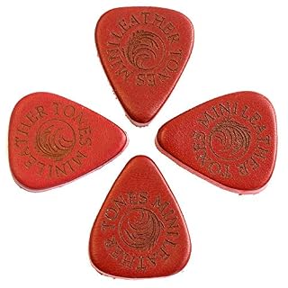Cuir Tones Mini Leam-mt-4 médiators mixtes, Lot de 4 pièces - Les Beatles, Paul McCartney, John Lennon, RIngo Starr, George Harrison Cuir Tones Mini Leam-mt-4 médiators mixtes, Lot de 4 pièces – Image 4