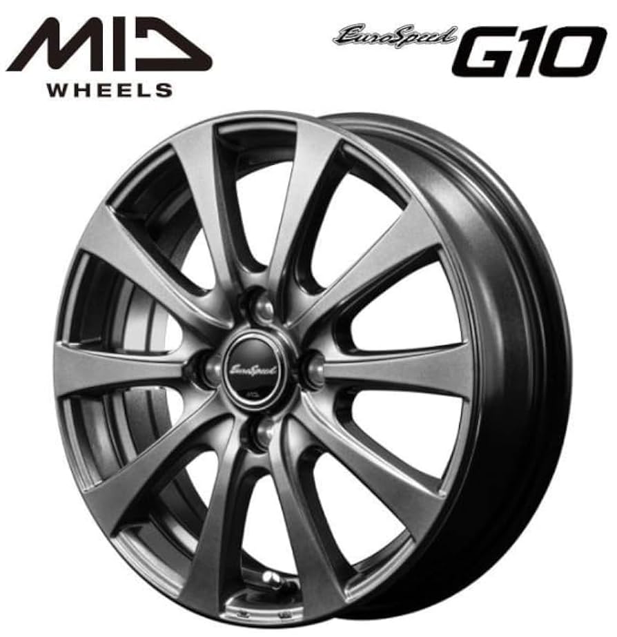 MID ユーロスピード NEW G10 アルミホイール 1本 エッセ 230系