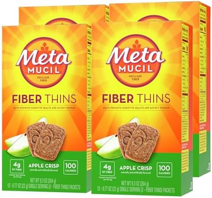 Metamucil, Fiber Thins, Daily Psyllium Husk Fiber Supplement, Sup...