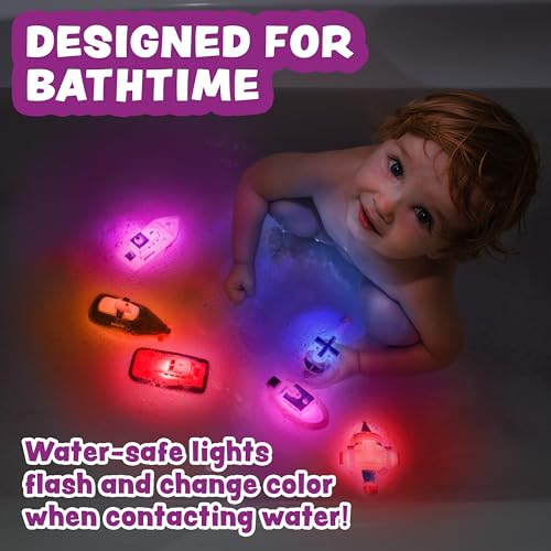 image for Tub Works® Ocean Rescue™ Vehicles Light Up Bath Toys, 6 Pack | Wate