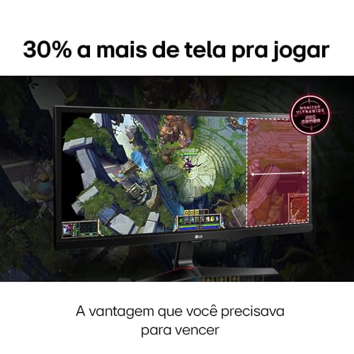 Monitor Gamer LG Pro Gamer 29' IPS UltraWide FHD 75Hz 1ms FreeSync Preto 29UM69G-B.AWZM glide