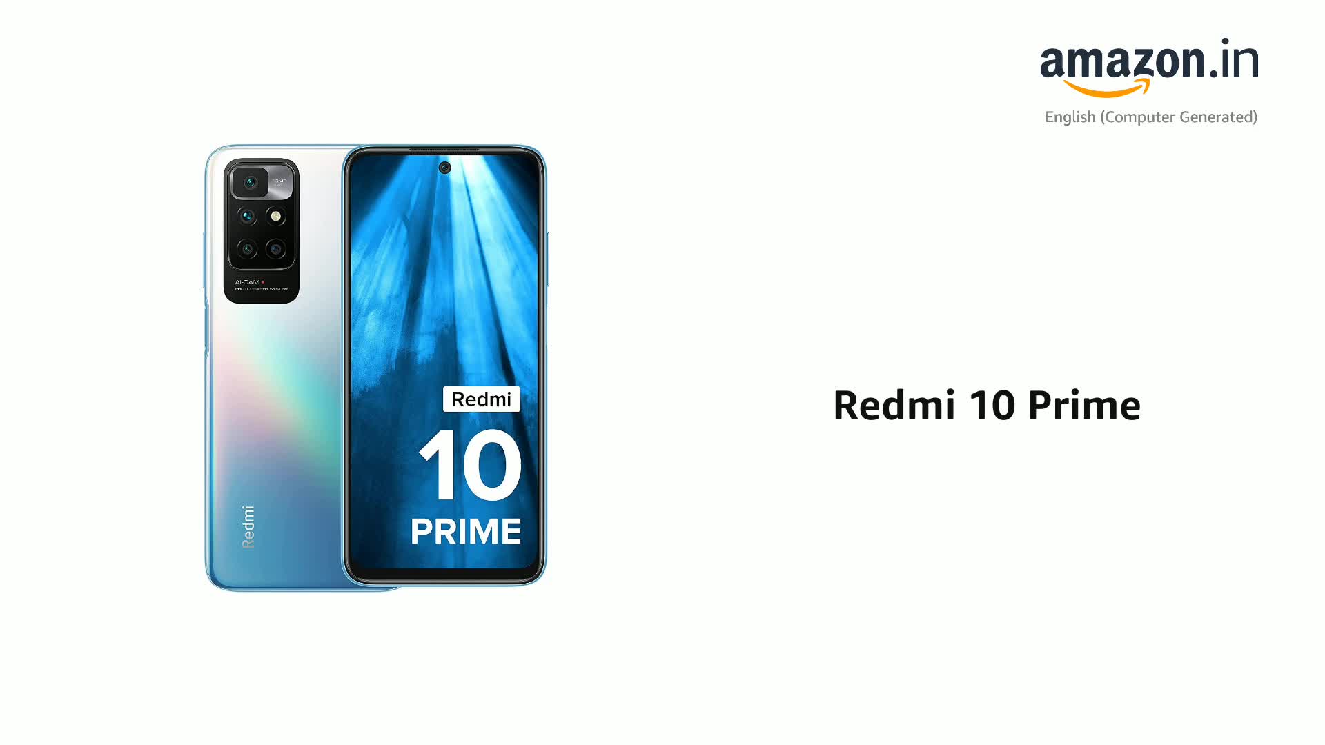 Refurbished) Redmi 10 Prime (Bifrost Blue, 4GB RAM, 64GB ROM