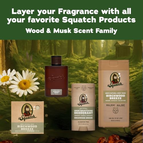 Image of Dr. Squatch Natural Cologne for Men - Scent-Lock Technology and Sustainably-Sourced Ingredients - Midnight Birch Cologne (1.7 fl oz)