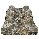 LACIYISON Hunting Camo Forest Print Waterproof Backseat Cover Waterproof Rear Bench Towel Seat Covers, Car Seat Protector for Gym Swimming, Universal Fits for Truck Van and SUV