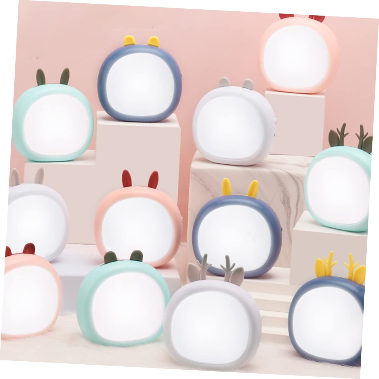 BESPORTBLE 3 Pz caldo giocattolo per bambini lampade scrivania led riscaldamento portatile scaldamani ricaricabile USB scaldamani portatile USB scaldamani ricaricabili luce scaldamani rosa